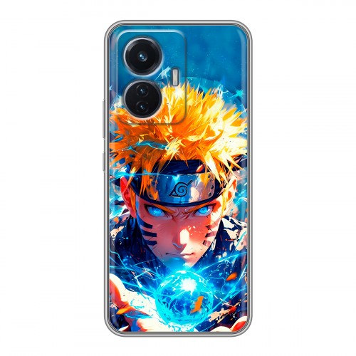 Дизайнерский силиконовый чехол для Vivo T1 Аниме Наруто Naruto