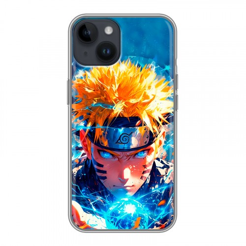 Дизайнерский силиконовый чехол для Iphone 14 Аниме Наруто Naruto