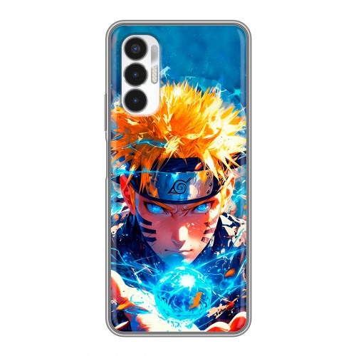 Дизайнерский силиконовый чехол для Tecno Pova 3 Аниме Наруто Naruto
