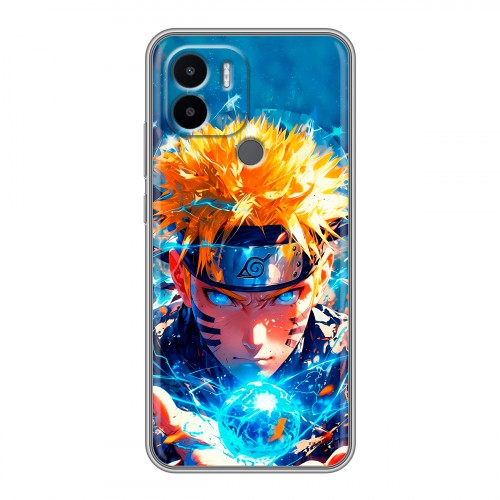 Дизайнерский силиконовый чехол для Xiaomi Redmi A1 Plus Аниме Наруто Naruto