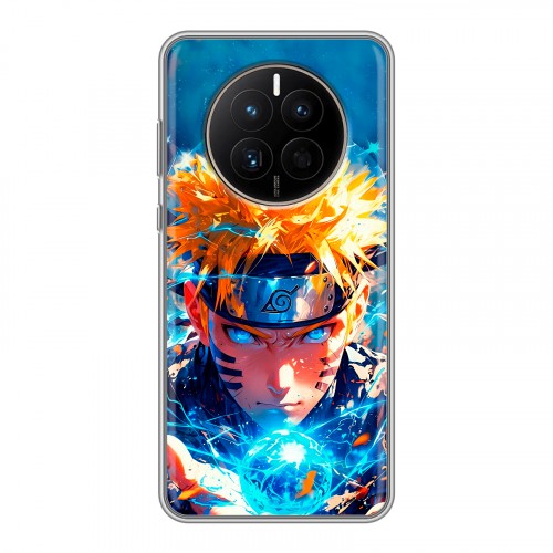 Дизайнерский силиконовый с усиленными углами чехол для Huawei Mate 50 Аниме Наруто Naruto