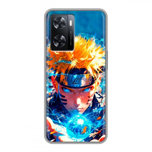 Дизайнерский пластиковый чехол для OPPO A57s Аниме Наруто Naruto