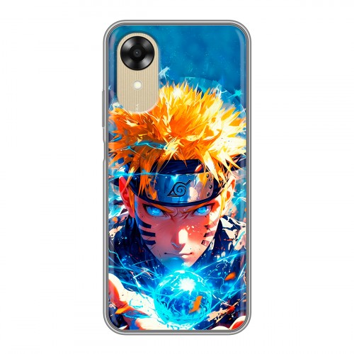 Дизайнерский силиконовый чехол для OPPO A17k Аниме Наруто Naruto