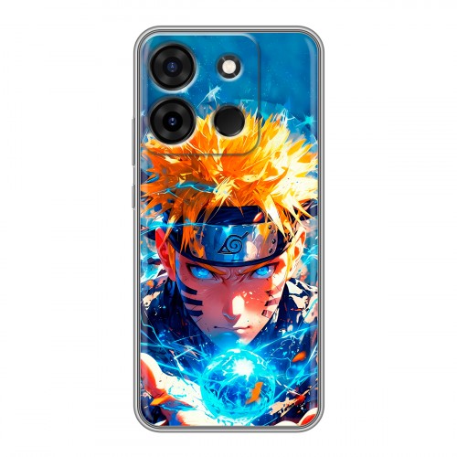 Дизайнерский силиконовый чехол для Infinix Smart 7 Аниме Наруто Naruto