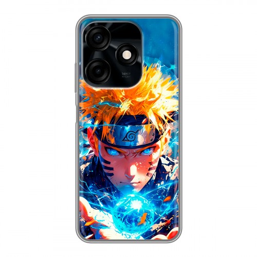 Дизайнерский силиконовый чехол для Tecno Spark 10C Аниме Наруто Naruto
