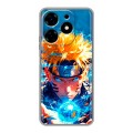 Дизайнерский силиконовый с усиленными углами чехол для Tecno Spark 10 Аниме Наруто Naruto