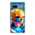 Дизайнерский силиконовый чехол для Google Pixel 7A Аниме Наруто Naruto