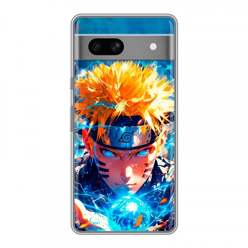 Дизайнерский силиконовый чехол для Google Pixel 7A Аниме Наруто Naruto