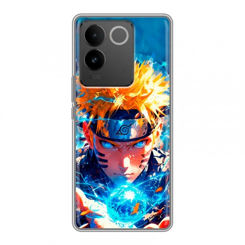 Дизайнерский силиконовый чехол для Vivo S17e Аниме Наруто Naruto