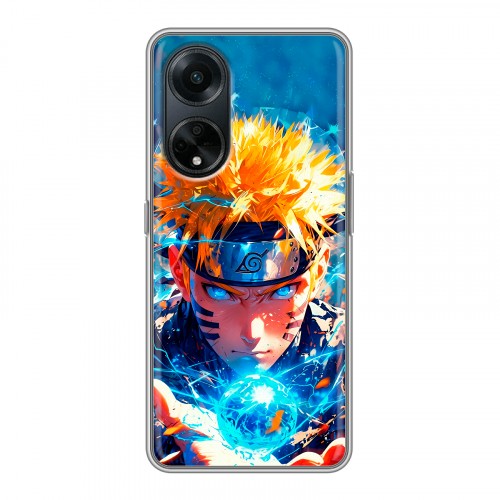Дизайнерский силиконовый чехол для OPPO A98 Аниме Наруто Naruto