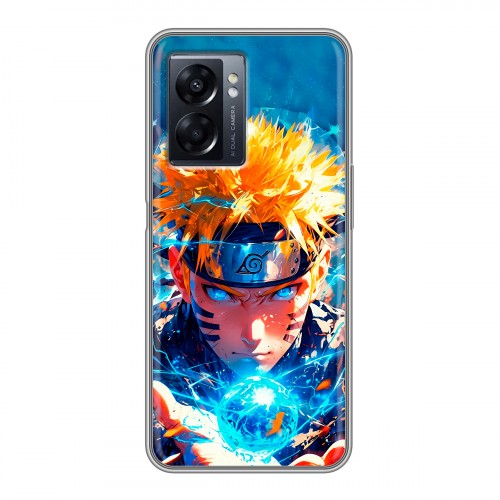 Дизайнерский силиконовый чехол для OPPO A57 5G Аниме Наруто Naruto