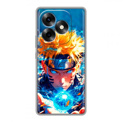 Дизайнерский силиконовый чехол для Itel S23 Plus Аниме Наруто Naruto