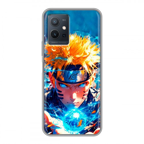 Дизайнерский силиконовый чехол для Vivo Y55 5G Аниме Наруто Naruto