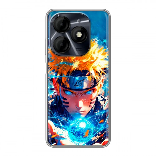 Дизайнерский силиконовый чехол для Itel P55 4G Аниме Наруто Naruto