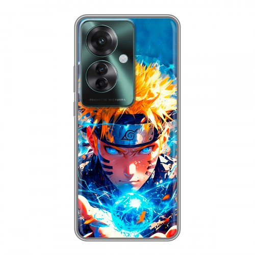 Дизайнерский силиконовый чехол для Oppo Reno 11F Аниме Наруто Naruto