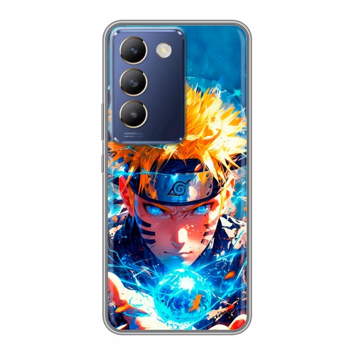 Дизайнерский силиконовый чехол для Vivo V30 Lite Аниме Наруто Naruto