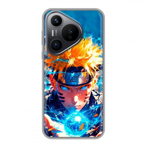 Дизайнерский силиконовый чехол для Huawei Pura 70 Аниме Наруто Naruto