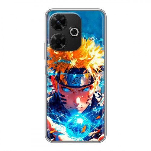 Дизайнерский силиконовый чехол для RedMi 13 4G Аниме Наруто Naruto