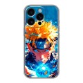 Дизайнерский силиконовый чехол для Iphone 16 Pro Аниме Наруто Naruto