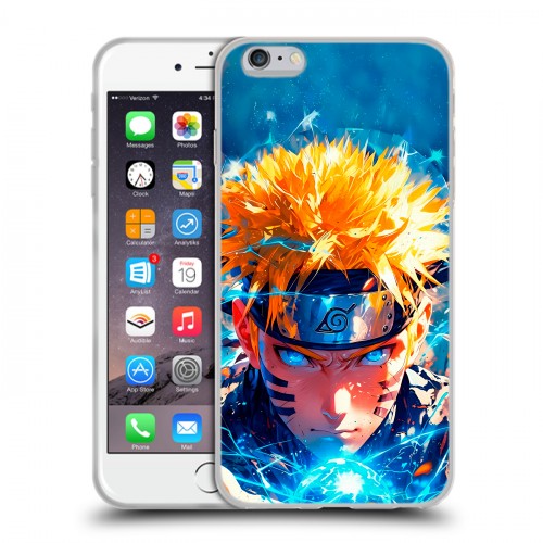 Дизайнерский силиконовый чехол для Iphone 6 Plus/6s Plus Аниме Наруто Naruto