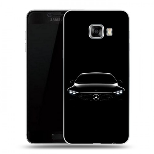 Дизайнерский пластиковый чехол для Samsung Galaxy C5 Mercedes Мерседес