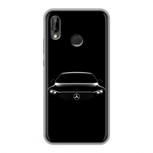 Дизайнерский силиконовый чехол для Huawei P20 Lite Mercedes Мерседес