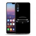 Дизайнерский силиконовый с усиленными углами чехол для Huawei P20 Pro Mercedes Мерседес