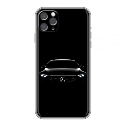 Дизайнерский силиконовый чехол для Iphone 11 Pro Mercedes Мерседес