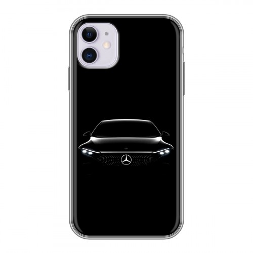 Дизайнерский силиконовый чехол для Iphone 11 Mercedes Мерседес