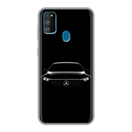 Дизайнерский силиконовый чехол для Samsung Galaxy M30s Mercedes Мерседес