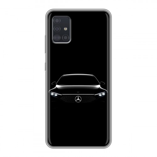 Дизайнерский силиконовый чехол для Samsung Galaxy A51 Mercedes Мерседес