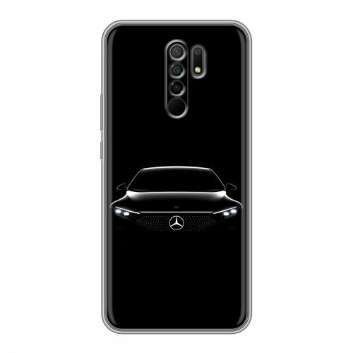 Дизайнерский силиконовый чехол для Xiaomi RedMi 9 Mercedes Мерседес