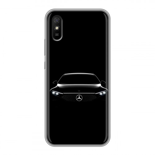 Дизайнерский силиконовый чехол для Xiaomi RedMi 9A Mercedes Мерседес