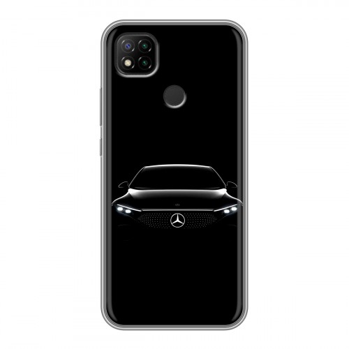 Дизайнерский силиконовый чехол для Xiaomi RedMi 9C Mercedes Мерседес