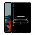 Дизайнерский силиконовый чехол для Samsung Galaxy Tab S7 Mercedes Мерседес