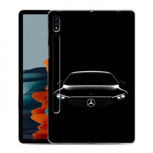 Дизайнерский силиконовый чехол для Samsung Galaxy Tab S7 Mercedes Мерседес