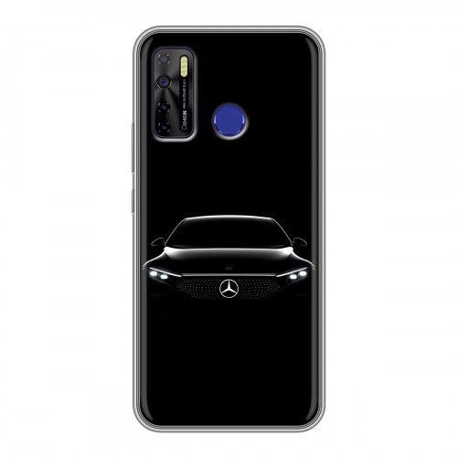 Дизайнерский силиконовый с усиленными углами чехол для Tecno Camon 15 Mercedes Мерседес