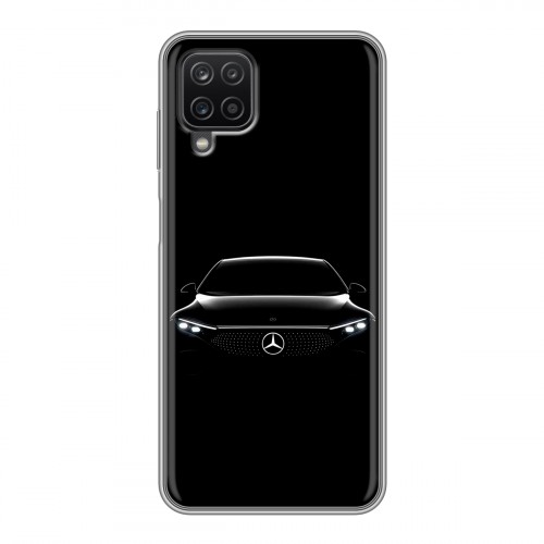 Дизайнерский силиконовый чехол для Samsung Galaxy A12 Mercedes Мерседес