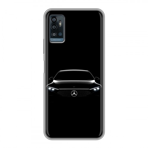 Дизайнерский силиконовый чехол для ZTE Blade A71 Mercedes Мерседес