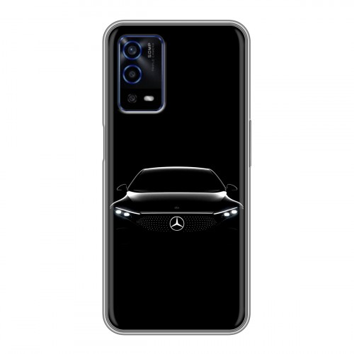 Дизайнерский силиконовый с усиленными углами чехол для OPPO A55 Mercedes Мерседес