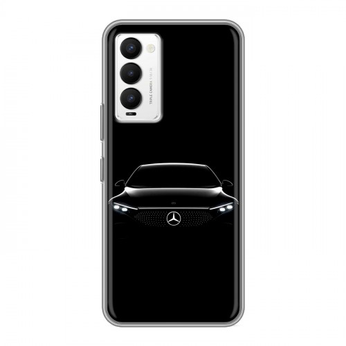 Дизайнерский силиконовый с усиленными углами чехол для Tecno Camon 18 Mercedes Мерседес