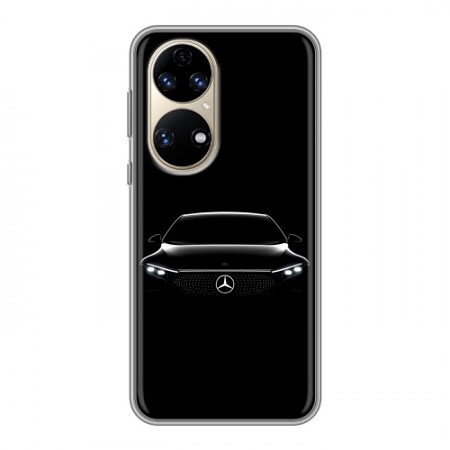 Дизайнерский силиконовый с усиленными углами чехол для Huawei P50 Pro Mercedes Мерседес
