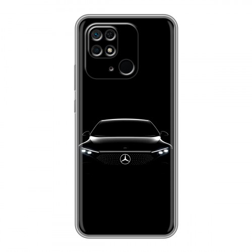 Дизайнерский силиконовый с усиленными углами чехол для Xiaomi Redmi 10C Mercedes Мерседес