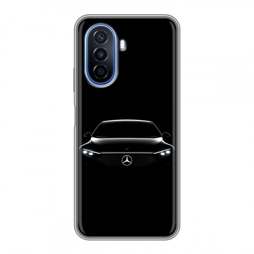 Дизайнерский силиконовый чехол для Huawei Nova Y70 Mercedes Мерседес