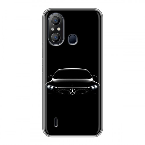 Дизайнерский пластиковый чехол для Itel A49 Mercedes Мерседес