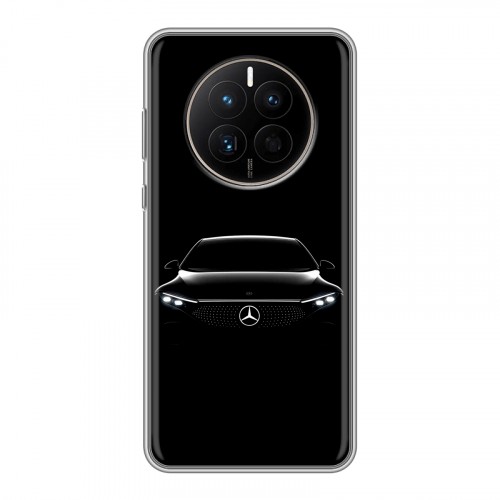 Дизайнерский силиконовый с усиленными углами чехол для Huawei Mate 50 Mercedes Мерседес