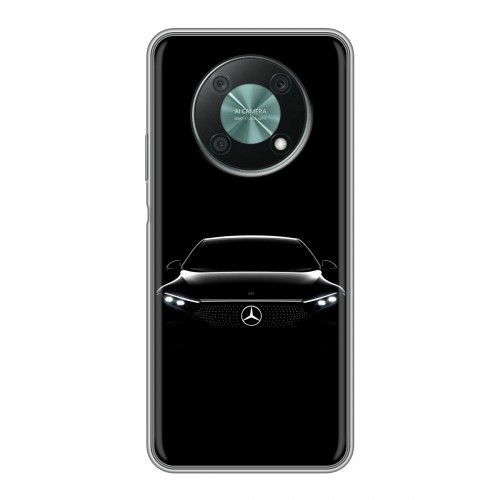 Дизайнерский силиконовый с усиленными углами чехол для Huawei Nova Y90 Mercedes Мерседес