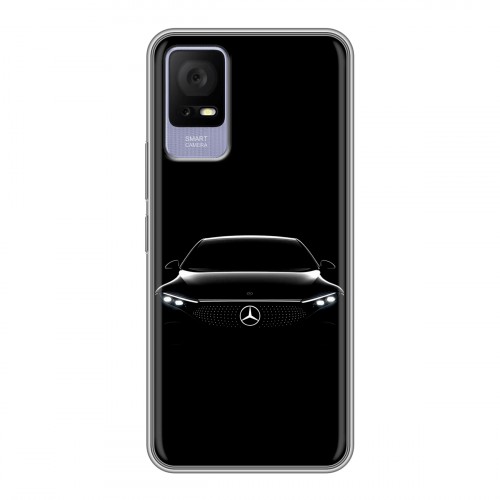 Дизайнерский силиконовый с усиленными углами чехол для TCL 405 Mercedes Мерседес