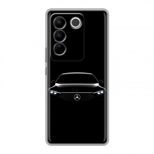 Дизайнерский силиконовый чехол для Vivo V27 Mercedes Мерседес