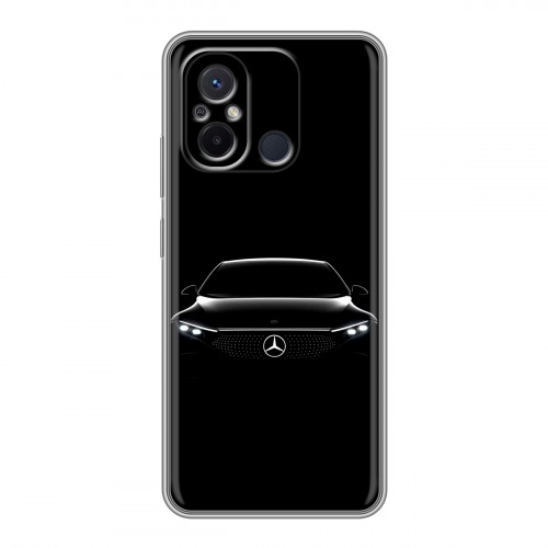 Дизайнерский силиконовый чехол для Xiaomi RedMi 12C Mercedes Мерседес